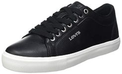 Levi's Women's Woodward S Sneaker, Regular Black, 4.5 UK