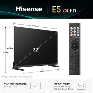 Hisense 32" QLED FHD Smart TV – Full HD LED Display