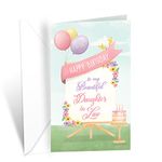 Prime Greetings Happy Birthday Card For Daughter-In-Law, Made in America, Eco-Friendly, Thick Card Stock with Premium Envelope 5in x 7.75in, Packaged in Protective Mailer