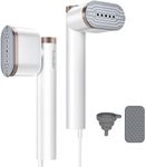 Newbealer Steamer for Clothes, 1200W Portable Steam Iron, 2 Steam Levels, Horizontal and Vertical Steaming, Dry Ironing, 15s Heat Up, Rotatable, 302°F Garment Wrinkle Remover (120V Only)