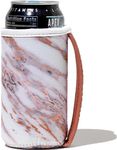 GoCuff Tall Can Cuff Covers Reusable Insulator with Handle: Neoprene Can with Insulated Sleeves For Soda, Energy drink, Beer, other 16 oz Tall Can Beverages (Rose Gold Marble, Tall 16oz)