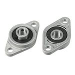 3DINNOVATIONS KFL08 8mm Pillow Block Rhombic Bearing zinc Alloy Insert Linear Bearing Shaft Support CNC Part (2 pcs)