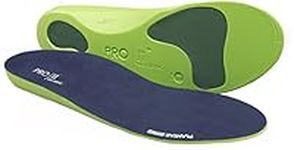 Pro11 Childrens orthotic insoles with arch support, 43468, Green