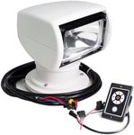 Boat Spotlights, 100W Remote Control Spotlights for Boat Truck, Boat Search Lights Marine Boat Search Lights Marine 360° Rotate Halogen Searchlight Spotlight Searchlight 12V