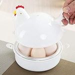 4 Eggs Boiler Steamer, Chicken Shap