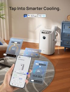 Dreo 3-in-1 Portable Air Conditioner, 10000 BTU – Smart Silent Cooling with App Control