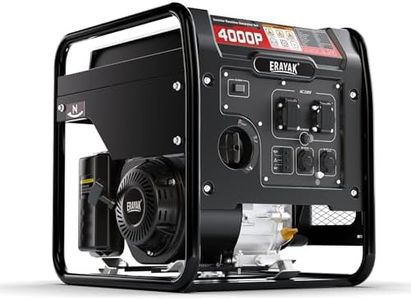 ERAYAK Generador de Corriente Silencioso de Gasolina de 4000W
