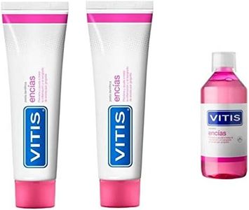 Vitis Pack ENCIAS Pasta 150X2 V2 75ML PARA2, Estándar, Juego de 3 Piezas