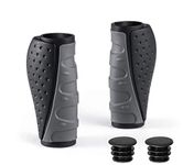 PRUNUS Bike Grips Rubber Ergonomic Antislip Bike Handlebar Grips for MTB Bicycle BMX Bike (90MM/130MM)