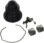 Crown Automotive 8132676K Steering Lower Shaft Boot Kit, Black, Silver