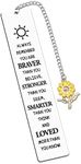 Motivational Gifts Bookmark for Women Girls Inspirational Gifts for Daughter Son Students Encouragement Gifts for Women Bookmark for Book Lovers Readers Birthday Christmas Gifts for Kids Best Friend