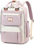 Casual Aesthetic Backpack for Girls - Myhozee Laptop Backpacks 15.6 Inch Square Daypack School College Bookbags