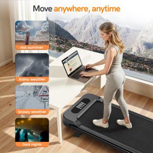 Dskeuzeew Walking Pad Treadmill – 7% Incline, Compact Home Fitness
