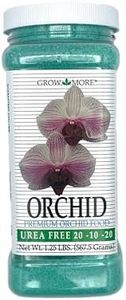 Grow More Premium Urea Free 20-10-20 Orchid Food Fertilizer - 1.25lbs of Water Soluble Orchid Fertilizer for Longer, Healthier, and More Beautiful Blooms Year Round