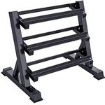 3-Tier Dumbbell Rack Stand Only, Weight Rack for Dumbbells Heavy-Duty Home Gym(1100LBS Weight Capacity)