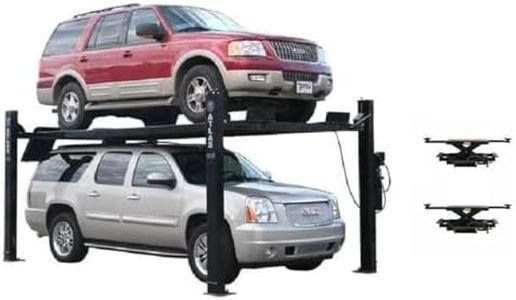 ATLAS Automotive Equipment PRO9000 4 Post Lift + RJ35 Sliding Jacks Combo