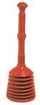 The Best Shower Plunger - Clears Slow Drains, Sink Blockages and Unblocks Bathtubs (Master Plunger) Sink and Waste Pipe Unblocker 160mm red