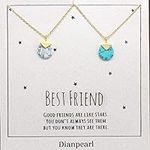 Dianpearl Best Friends Necklace for