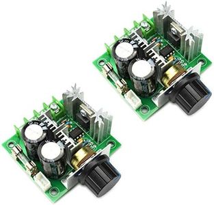 DZS Elec 2PCS 10A 12V-40V DC Motor Speed Controller 12V 24V PWM Variable Speed Regulator Governor Switch High Efficiency