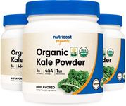 Nutricost Kale Powder 1LB (3 Bottles) - All Natural, Non-GMO, Gluten Free, Pure, Premium Kale