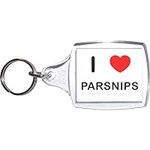 I Love Parsnips - Medium Plastic Ke