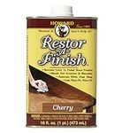 Howard Products, Restor-A-Finish - DIY, Restores Wood Finish on Furniture, Dining Table, Armoire, Cabinets & Dressers 16 Oz, Cherry