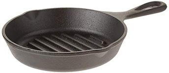 Lodge Cast Iron Grill Pan, 6.5 Inches, Black, 1 Piece