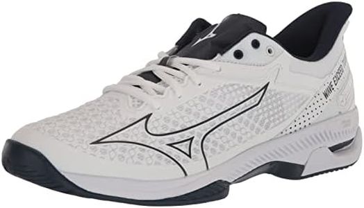 Mizuno Men's Wave Exceed Tour 5 Ac Tennis Shoe, White-Dress Blue, 13