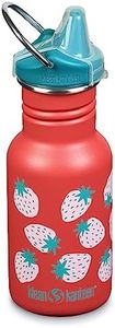 Klean Kanteen Kid Classic Narrow 12oz (w/Sippy Cap) Coral Strawberries