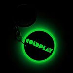 Mi Glow Store | Glow in the Dark Keychains | Music | Compatible with Coldplay (Green)