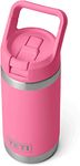 YETI Rambler Jr. 12 oz Kids Bottle w/Straw Cap, Harbor Pink