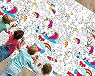 Giant Unicorn Coloring Tablecloth f