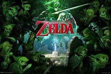 The Legend of Zelda Forest Nintendo High Fantasy Action Adventure Video Game Series Cool Wall Decor Art Print Poster 18x12