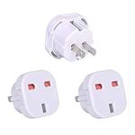 【3 Packs】UK to USA Travel Adapter suitable for US, Australia, Canada, Mexico,Thailand, Philippines, China, Japan, Vietnam -See Description