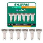 SYLVANIA 6 X 0026585 Long Neck LED Light Bulb Gu10 36° 3000k Warm White - 4.2 Watt