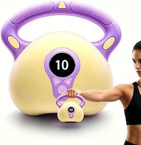 Smart Resistance Vibrating Kettlebell for Women, 25-Level Adjustable Frequency, 10-Min Timer, Portable Home Workout Gear for Fat Burning, Muscle Toning & Lymphatic Drainage
