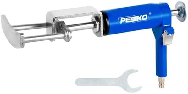 PESIKO Pneumatic Dual Brake Caliper Compression Tool, Air Operated Brake Piston Compressor Tool for Easy Brake Pad Replacement
