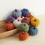 Mini Knit pumpkins, set of 12 best 