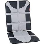 Lusso Gear Car Seat Protector: Thick Waterproof Pad, Non-Slip Durable Rubber Backing, Universal Fit, Compatible with Leather or Fabric, Driver or Passenger Seats, Adjustable Headrest Strap (Gray)