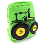John Deere Toddler Boys Tractor Backpack, Lime Green, One Size