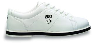 BSI Men's Bowling Shoes, White, Size 16.0