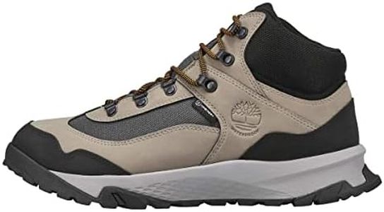 Timberland Lincoln Peak Lite Mid F/L WP, Scarpone da Trekking Uomo, Medium Grey Leather, 44 EU