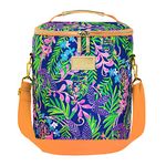 Lilly Pulitzer Insulated Soft Beach Cooler with Adjustable/Removable Strap and Double Zipper Close, How You Like Me Prowl