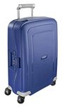 Samsonite S'Cure - Spinner S Carry-On Luggage, 55 cm, 34 L, with 4 Wheels, Blue (Dark Blue)