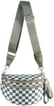 MEISEY Black and White Checkered Cr
