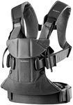 BabyBjörn Baby Carrier One, Woven Mix, Denim Gray/Dark Gray