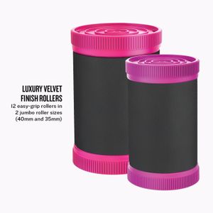 Remington Heated Hair Rollers Set – 12-Piece Volumizing Curlers