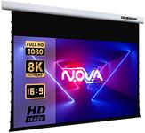 NovaScreen Spectrum Tab-Tension, 100-inch, Active 3D 1080 8K Ultra HD [16:9]. Electric Motorized Projector Screen, Indoor/Outdoor Projector Movie Screen for Home Theater.…