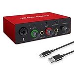 USB Audio Interface with Mic Preamp