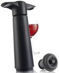 Verana Wine Saver Vacuum Pump with 1 Wine Stoppers, Wine Bottle Stoppers, Wine Bottle Sealer Pump, Reusable Silicone Wine Preserver (Wine Saver + 1 stoppers)